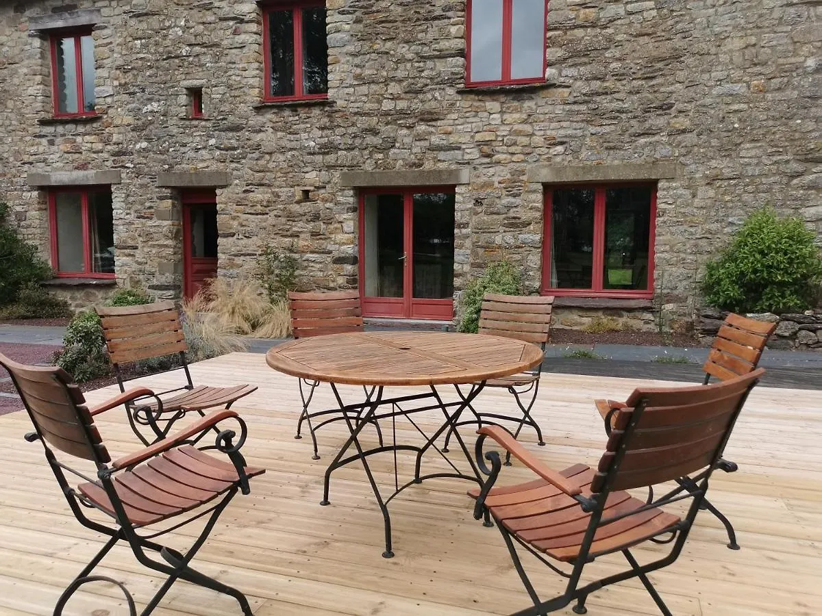 Ar Merglet - Grande Longere Authentique En Broceliande Maxent France
