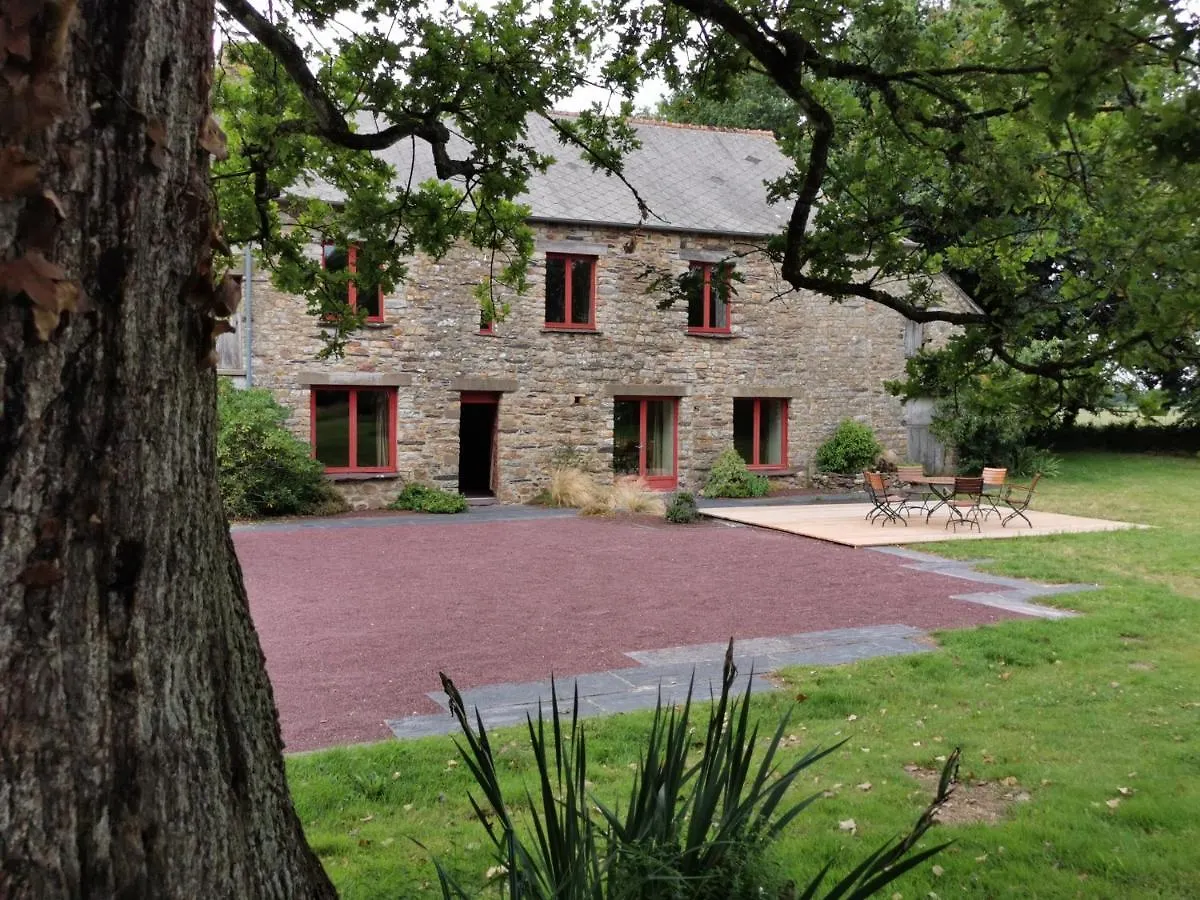 Ar Merglet - Grande Longere Authentique En Broceliande Maxent