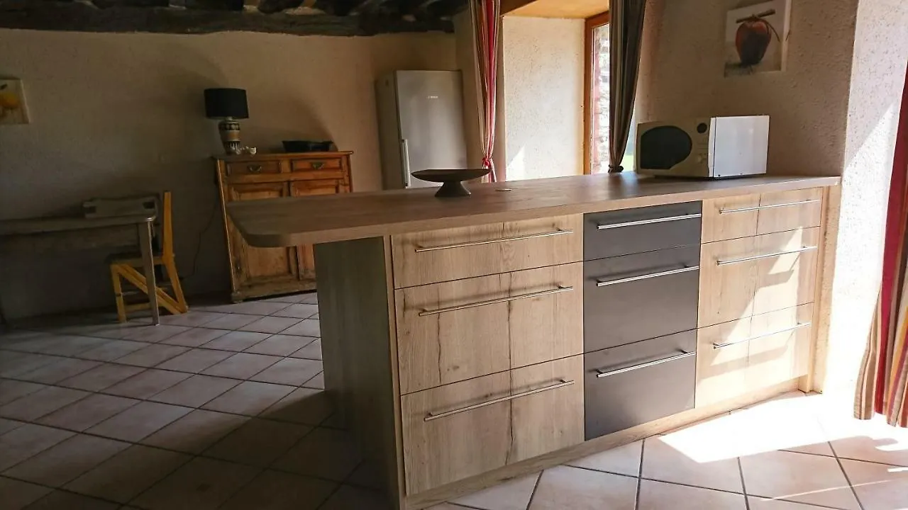 Ar Merglet - Grande Longere Authentique En Broceliande Maxent France